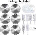 6-Piece Fermentation Lid Kit for Wide Mouth Jars