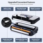 Powerful Precision Vacuum Sealer with Built-in Cutter