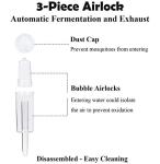 6-Piece Fermentation Lid Kit for Wide Mouth Jars