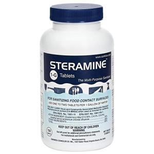 Steramine Food Surface Sanitizing Tablets - 150 Count