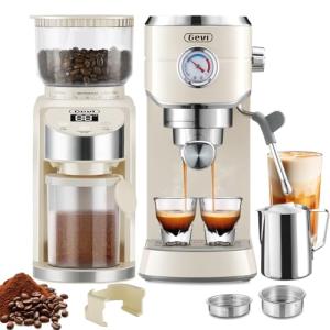 Gevi 20 Bar Espresso Maker and Grinder Set