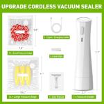 Portable Handheld Food Vacuum Sealer - USB Rechargeable