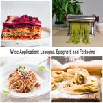 Stainless Steel Manual Pasta Maker with Dual Blades