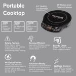 Nuwave Compact Induction Cooktop with Fry Pan