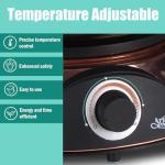 Artestia 2-QT Electric Fondue Pot Set