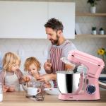 6.2L Tilt-Head Electric Stand Mixer, Pink