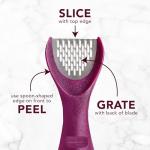 Talisman Designs 3-in-1 Ginger Peeler & Grater