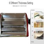 Stainless Steel Manual Pasta Maker with Dual Blades