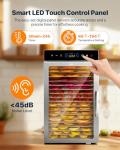 18-Tray Food Dehydrator with Dual Fans and Timer