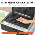 VEVOR 10-Piece Commercial Waffle Maker Machine