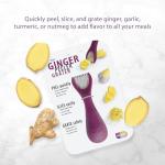 Talisman Designs 3-in-1 Ginger Peeler & Grater