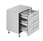 KoolMore Stainless Steel Three-Drawer Warming Drawer