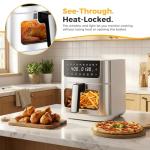 Newbulig 6.34QT Air Fryer with Viewing Window