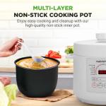 NutriChef 6 Quart Digital Pressure Cooker