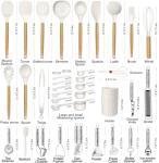35-Piece Kitchen Utensils Set with Silicone Handles