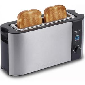 Elite Gourmet Slim 2-Slice Long Slot Toaster