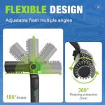 Rechargeable Electric Grill Brush with Adjustable Head