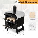 Happygrill 12” Portable Outdoor Pizza Oven