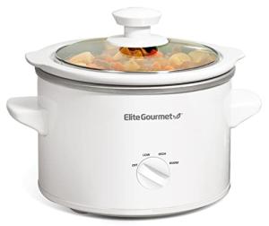 Elite Gourmet Electric Slow Cooker with Ceramic Pot