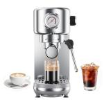 Compact 20 Bar Espresso Machine with Milk Frother