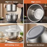 Stainless Steel Salad Spinner and Fruit Washer