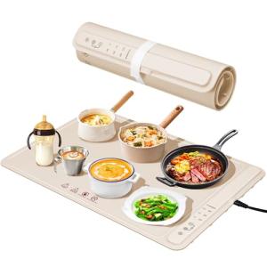 VIVOHOME Electric Food Warming Mat with Timer