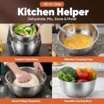 Stainless Steel Salad Spinner and Fruit Washer