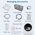 Compact Mini Dishwasher for Apartments and RVs