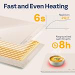 VIVOHOME Electric Food Warming Mat with Timer