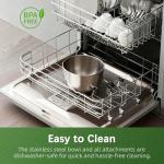 CKEMU Compact Stand Mixer with Stainless Steel Bowl