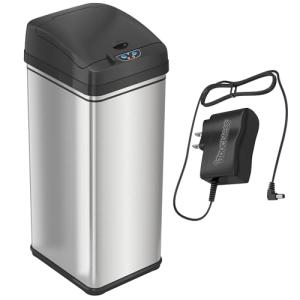 iTouchless 13 Gallon Automatic Stainless Steel Trash Can