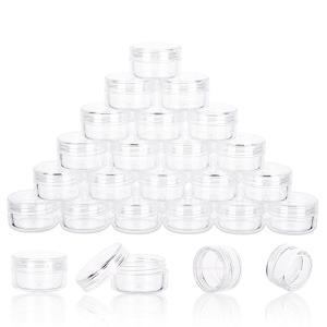 Clear Sample Jars with Lids - 25 Count