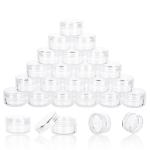 Clear Sample Jars with Lids - 25 Count
