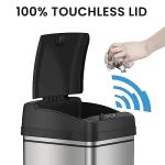 iTouchless 13 Gallon Automatic Stainless Steel Trash Can