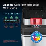 iTouchless 13 Gallon Automatic Stainless Steel Trash Can