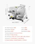 VEVOR 10-Inch Electric Meat and Food Slicer