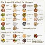 Electric Grain Mill for Wheat, Corn, and More