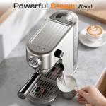 Compact 20 Bar Espresso Machine with Milk Frother