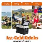 OLIXIS 53QT Dual-Zone Electric Car Cooler