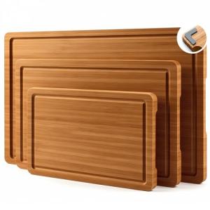Non-Toxic Bamboo Cutting Board Set - 3 Pack