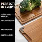 Non-Toxic Bamboo Cutting Board Set - 3 Pack