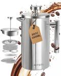 LRYYBTI Stainless Steel French Press Coffee Maker