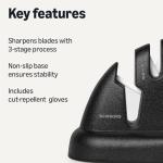 Amazon Basics 4-in-1 Non-Slip Knife Sharpener