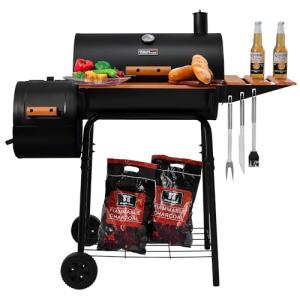 Royal Gourmet CC1624W Charcoal Grill and Smoker