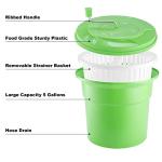 Wutfly 5 Gallon Commercial Manual Salad Spinner