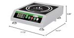 Winco Portable Induction Cooktop Burner, 3400W