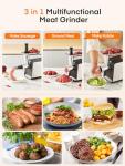 Heavy Duty Electric Meat Grinder with Accessories
