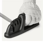 Amazon Basics 4-in-1 Non-Slip Knife Sharpener