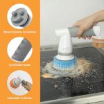 Cordless Power Scrubber with 5 Replaceable Heads