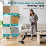 OLIXIS 10-in-1 Steam Mop and Handheld Cleaner